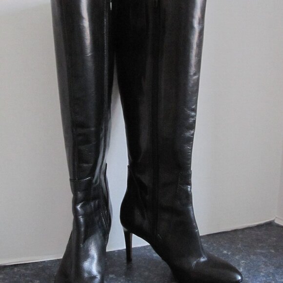 Nine West Knee High Leather "Moyen" Boots - Size 6M. - Picture 11 of 16